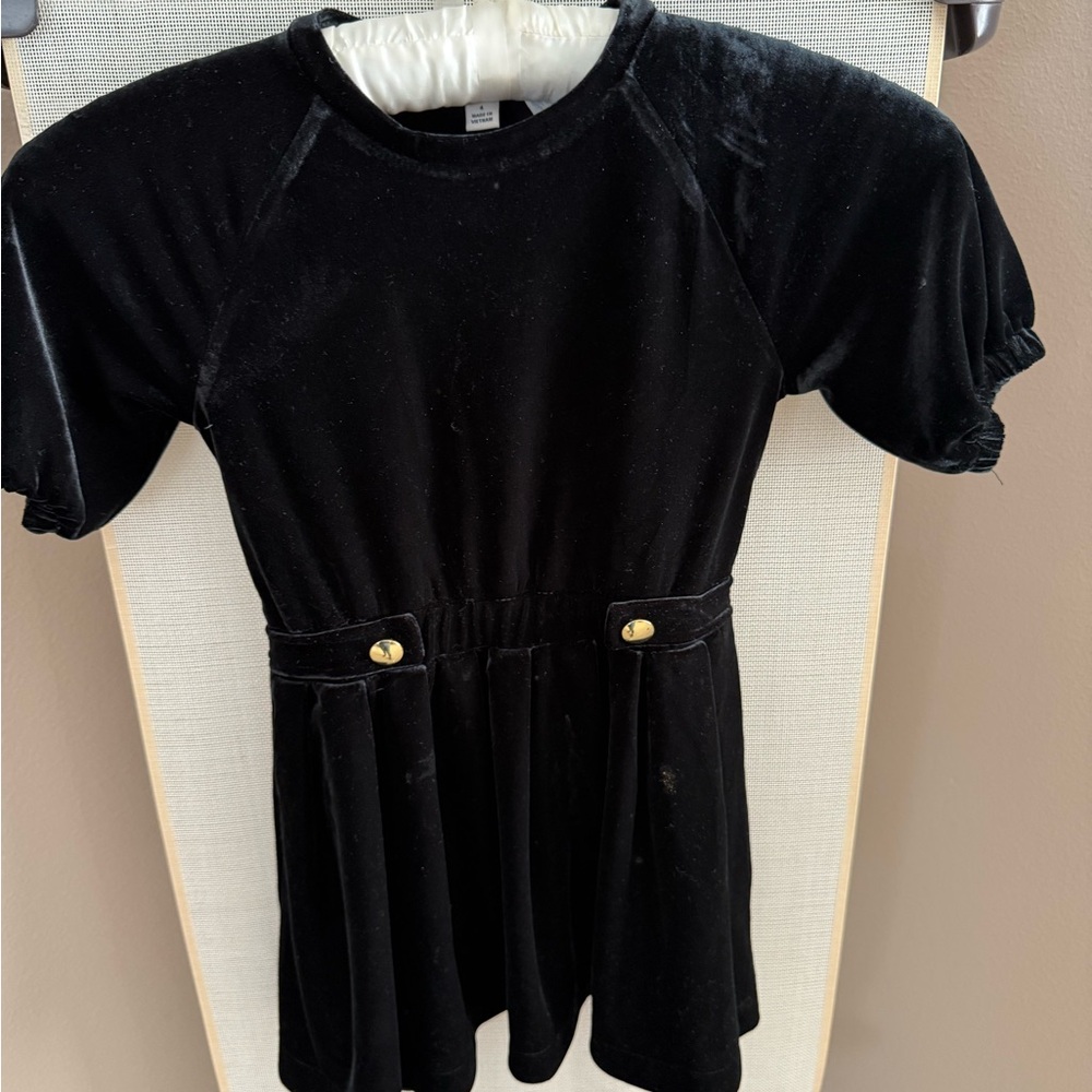 Crewcuts Black Velvet Formal Dress for Kids